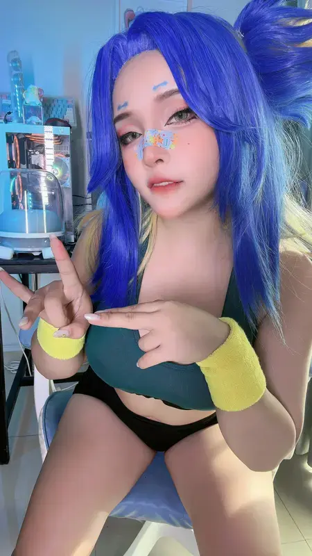 Neon&Valorant b0dy oil - Sayo Momo